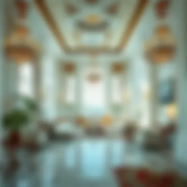 Luxurious interior of the White Palace highlighting opulent furnishings and decor