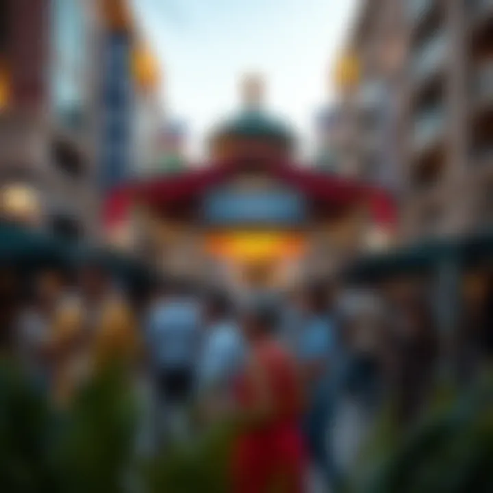 Cultural events and entertainment activities at City Walk highlighting urban lifestyle