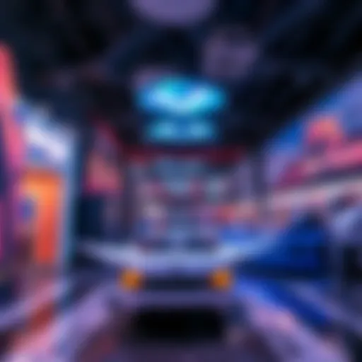 Inside view of VR Park showcasing immersive attractions