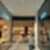 Interior view of Zara store showcasing modern retail layout