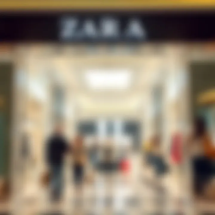 Shoppers enjoying the unique ambiance of Zara at Dubai Hills Mall