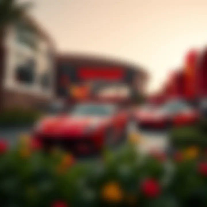 Ferrari themed attractions and exhibits