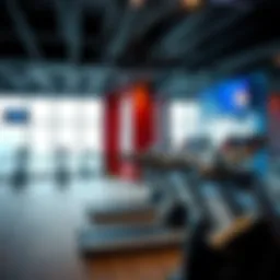 State-of-the-art gym equipment at Fitness First Dubai Marina