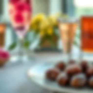 Dates and Rose Water for Iftar A close-up of a plate of dates and a glass of refreshing rose water, a staple for iftar