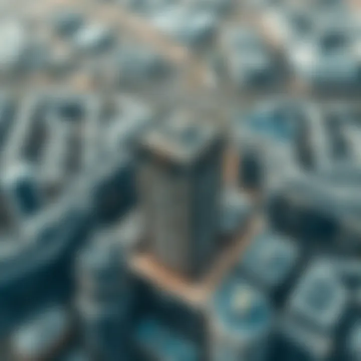 Strategic Location of the IT Center Building Aerial view highlighting the strategic location of the IT Center in Bur Dubai