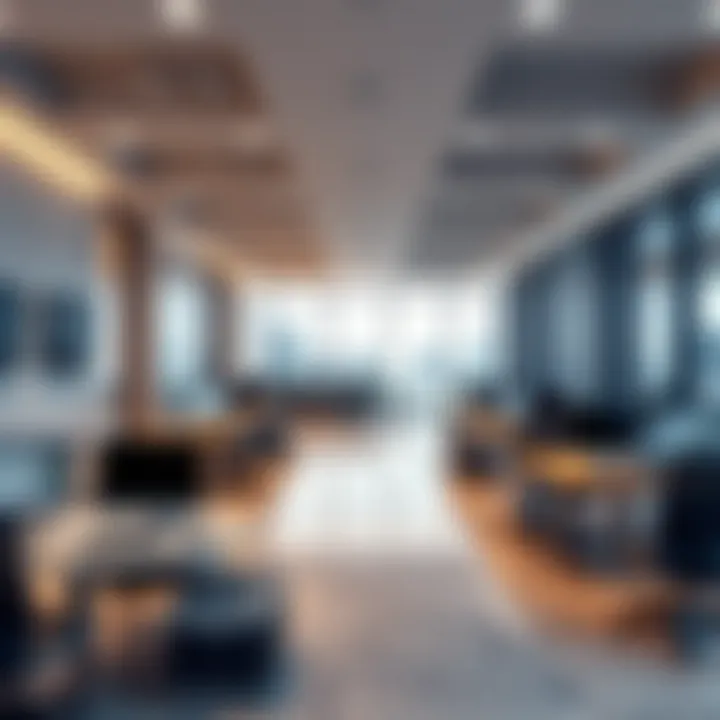 Innovative Interior Facilities of the IT Center Building Interior facilities of the IT Center demonstrating advanced technology spaces