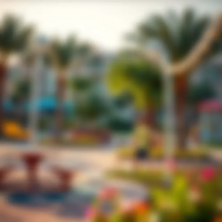 Community Park in Jumeirah Village Circle Vibrant community park in Jumeirah Village Circle highlighting family-friendly spaces