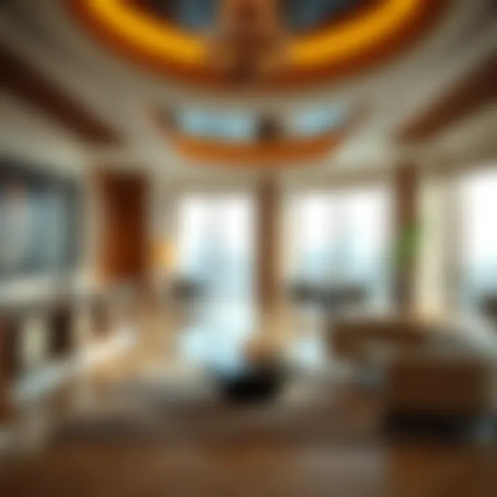 Luxurious interior amenities at Laya Mansion