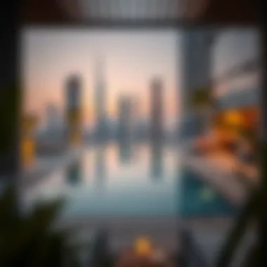 Exquisite Amenities at Liberty Tower Amenities of Liberty Tower including pool and lounge area