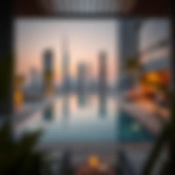 Exquisite Amenities at Liberty Tower Amenities of Liberty Tower including pool and lounge area