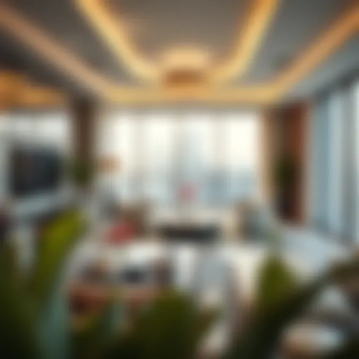 Sophisticated Living Spaces in Liberty Tower Luxurious interior of a Liberty Tower apartment