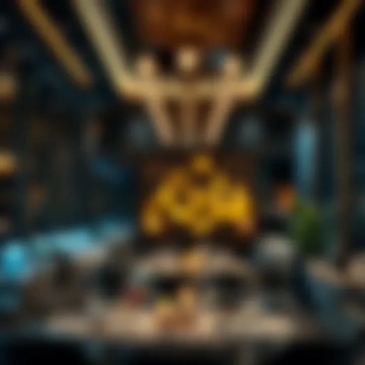 Interior decor capturing the essence of luxury at مطعم الامور الرقه