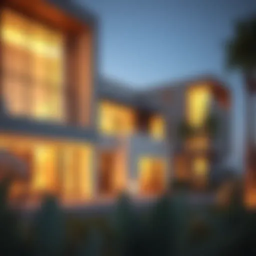Exterior view of فندق الوفت العين showcasing modern architecture