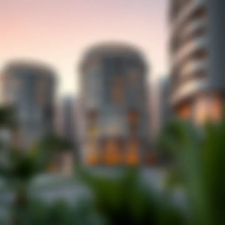 Luxury Residences Emphasizing Curved Designs Luxury residential buildings showcasing curve building