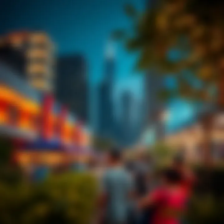 Vibrant Community Surrounding Marina Pinnacle Tower Community lifestyle around Marina Pinnacle Tower