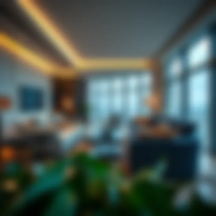 Luxurious Interiors of Marina Pinnacle Tower Interior luxury of Marina Pinnacle Tower