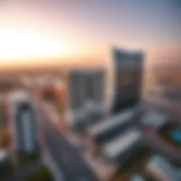 Aerial view of Mirdif City Center showcasing its modern architecture