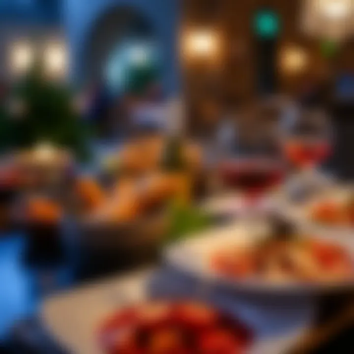 Culinary Delights: Moroccan Flavors in Dubai Exquisite Moroccan cuisine served elegantly