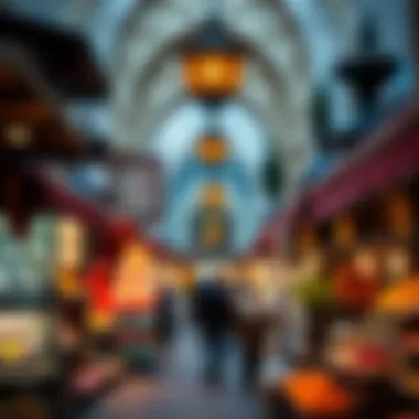 The Buzz of Moroccan Culture in Dubai Markets Vibrant Moroccan market scene
