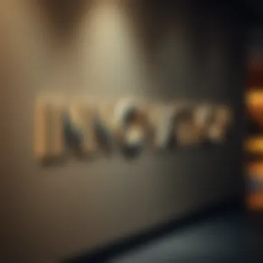 The inscription at the Museum of the Future showcasing innovation