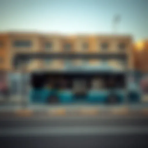 Bus at Shabiya 12 Stop