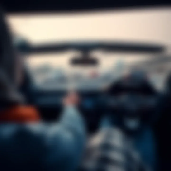 Driver's seat perspective in a car on Dubai roads