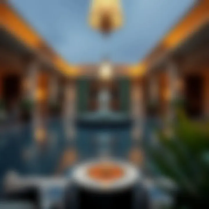 Opulent amenities offered in a palace residence