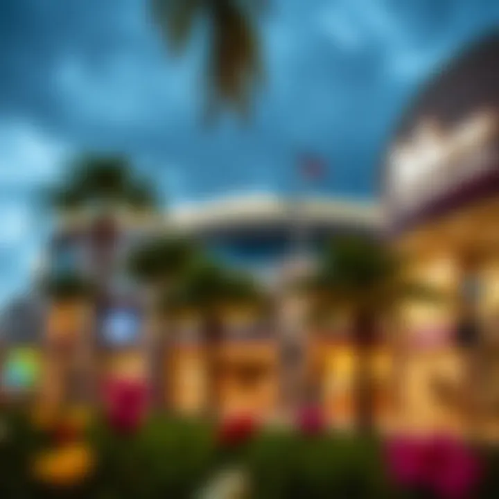 Luxurious retail offerings at Palm Strip Center