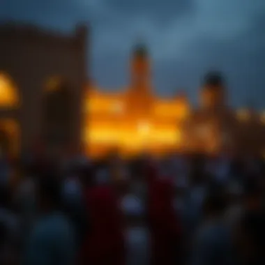 Community Unity during Muharram Community gathering for Muharram observances