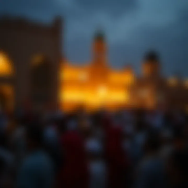 Community Unity during Muharram Community gathering for Muharram observances