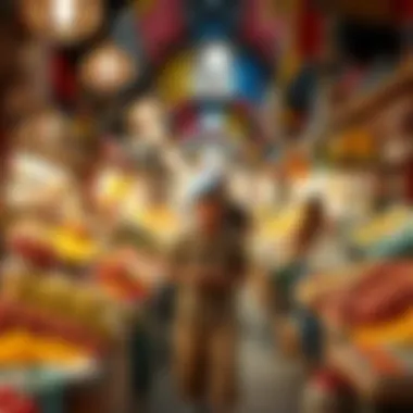 Exploring Local Treasures in a Vibrant Market Cultural experience in a vibrant market