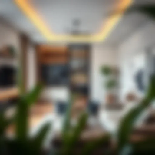 Modern studio flat showcasing innovative space utilization