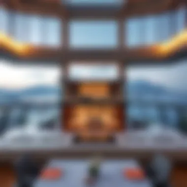 Architectural Brilliance of the Bay Residence Stunning view of Bay Residence showcasing modern architecture