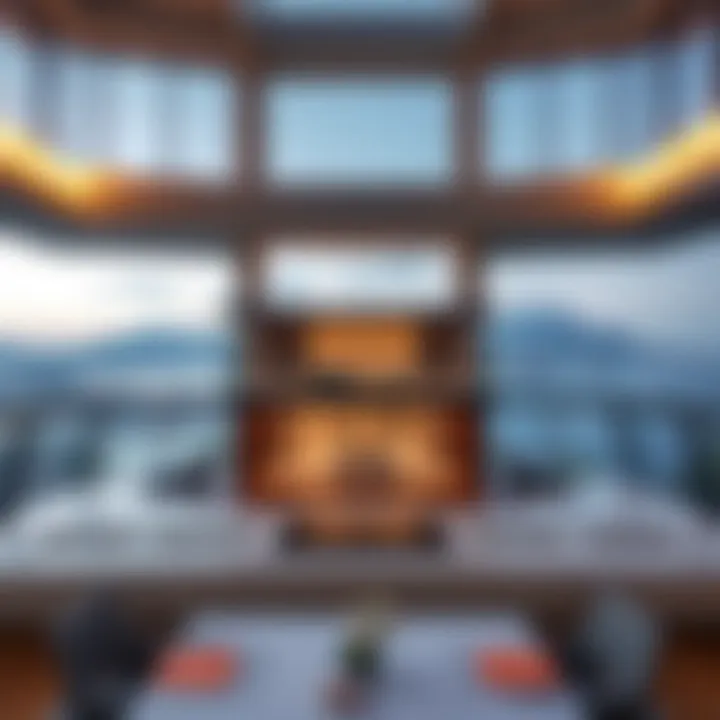 Architectural Brilliance of the Bay Residence Stunning view of Bay Residence showcasing modern architecture