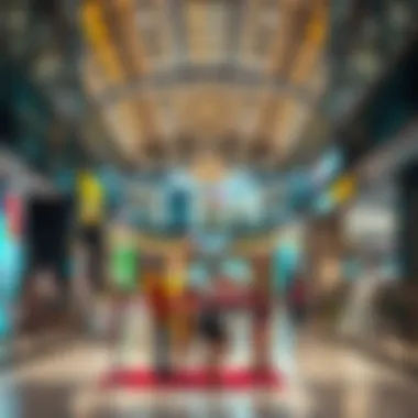 Community engagement initiatives within a shopping environment