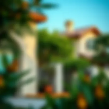 Enhancing Property Value through Maintenance A well-maintained residential property in a vibrant neighborhood.