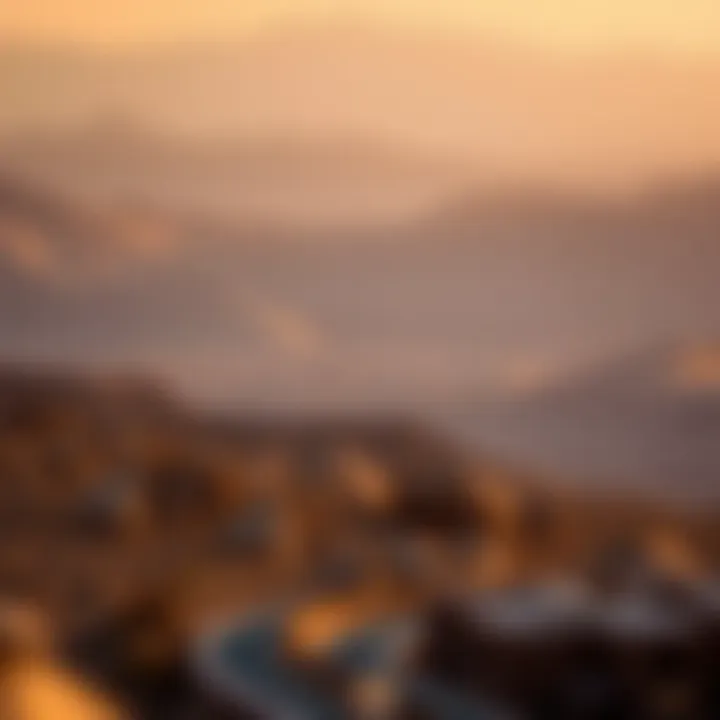 Scenic landscape of Jebel Jais at dawn