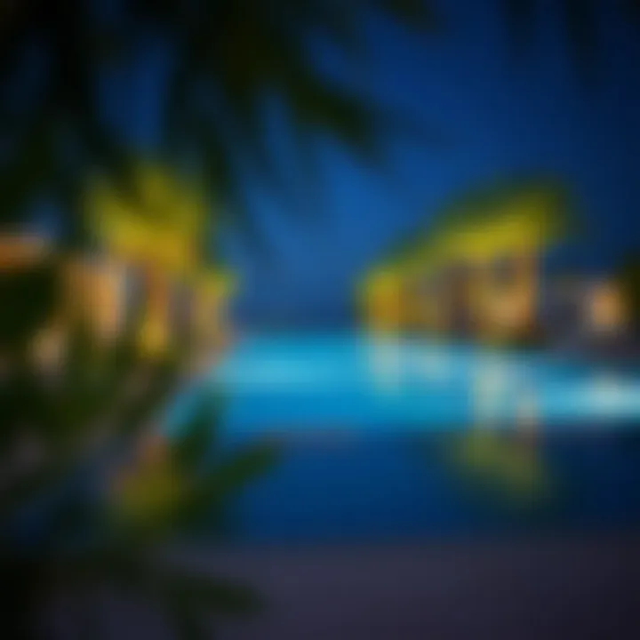 Serene pool area at فندق الوفت العين
