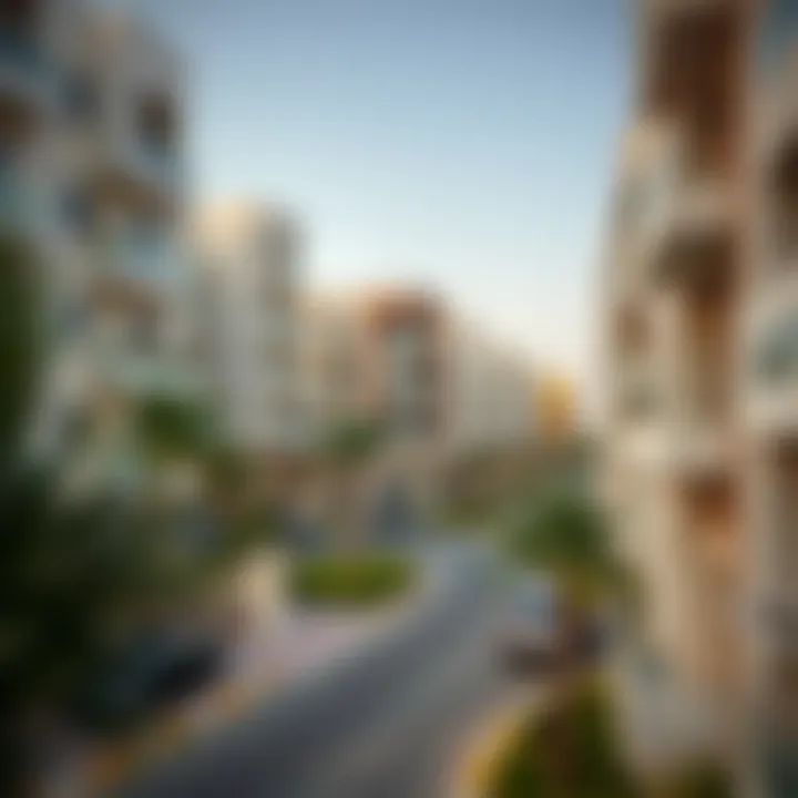 Real estate in a bustling UAE neighborhood