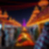 A vibrant display of traditional Emirati festivities during government holidays