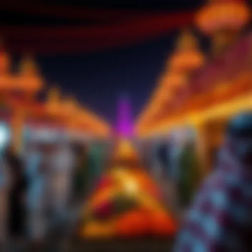 A vibrant display of traditional Emirati festivities during government holidays