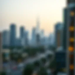 Dubai skyline showcasing real estate