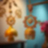 Elegant jhumka earrings showcasing intricate designs