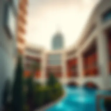 Modern Architectural Marvel of شاليه العين Stunning architectural design of شاليه العين showcasing modern features in Dubai