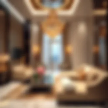 Exquisite Interior Design of شاليه العين Luxurious interior of a شاليه العين property highlighting elegance and comfort