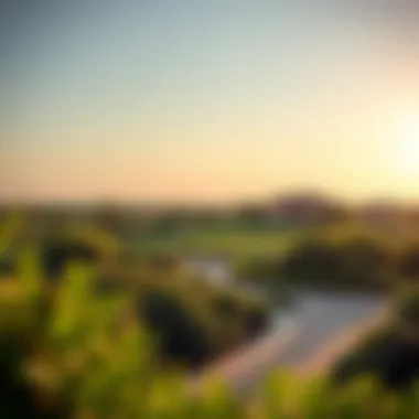 Lush greenery and landscapes of Tilal Al Ghaf