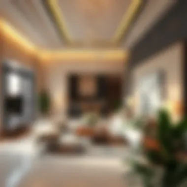 Modern residential interiors in Tilal Al Ghaf