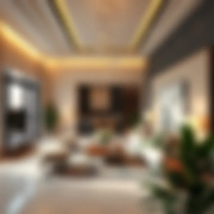 Modern residential interiors in Tilal Al Ghaf