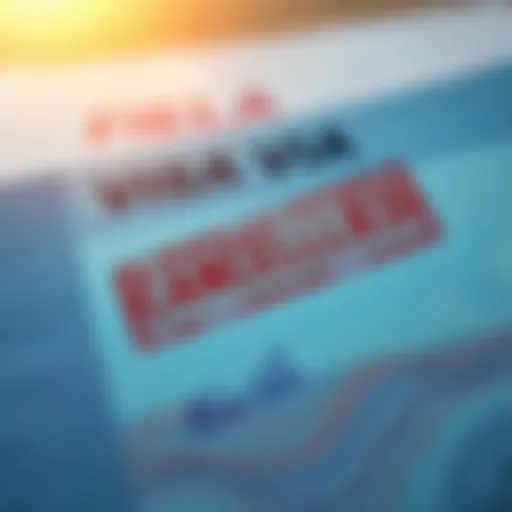 A digital representation of a UAE visa with a cancellation stamp