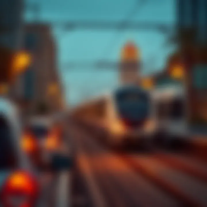 The Union Train connecting key urban areas in Dubai